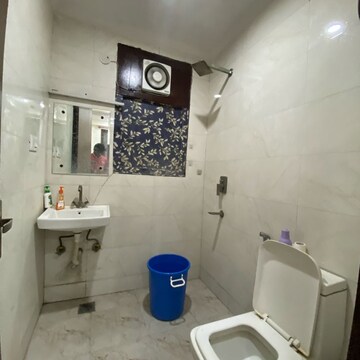 Bathroom in 2 BHK Builder Floor at Chattarpur – for Rent