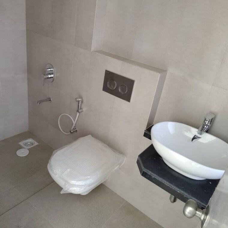 Bathroom, marathon-nexworld-aura 2 Bedroom 1000 Sq.Ft. Apartment In Betwade Thane 9781954