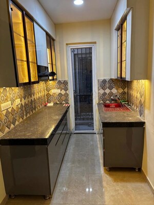 Kitchen in 3 BHK Builder Floor at Signature Global Park 4 and 5, Sohna Sector 36 – for Rent