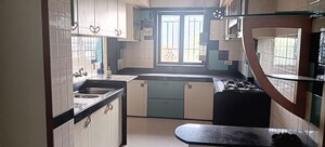 Kitchen in 3 BHK Apartment at Whispering Heights, Malad West – for Rent