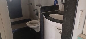 Bathroom in 3 BHK Apartment at Whispering Heights, Malad West – for Rent