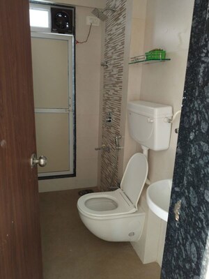 Bathroom in 2 BHK Apartment at JVM Centrum, Dhokali – for Rent