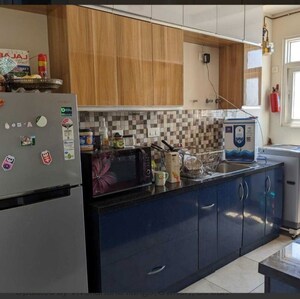Kitchen in 2 BHK Apartment at Prestige Lakeside Habitat, Varthur – for Rent