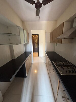 Building Lobby in 2 BHK Apartment at Lake Primrose, Powai – for Rent