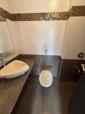 Bathroom in 2 BHK Apartment at Lake Primrose, Powai – for Rent