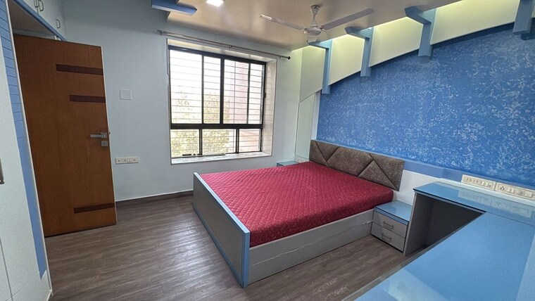 Bedroom, kolte-maestros 3 Bedroom 1650 Sq.Ft. Apartment In Wanowrie Pune 9782135