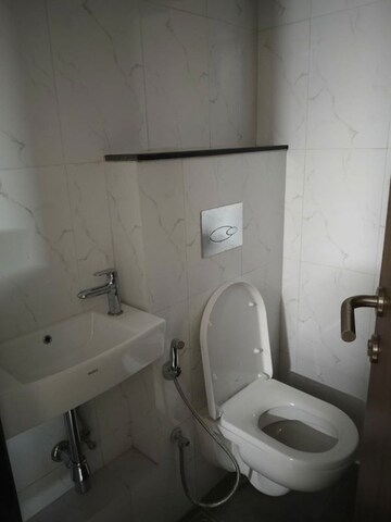 Bathroom in 1 BHK Apartment at Lodha Amara, Kolshet Road – for Rent