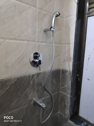 Bathroom in 1 BHK Apartment at Sethia Kalpavruksh Heights, Kandivali West – for Rent