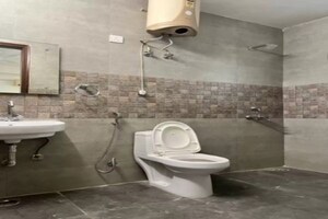Bathroom in 3 BHK Builder Floor at Vasant Enclave – for Rent
