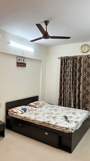Bedroom in 2 BHK Apartment at Vaishnavi Sahil Vighnesh, Wakad – for Rent