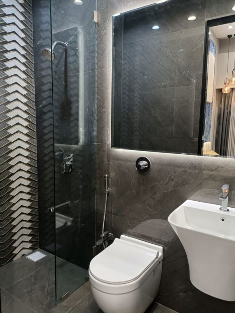 Bathroom, gaurav-presidency 1 Bedroom 650 Sq.Ft. Apartment In Mira Road Thane 9782491