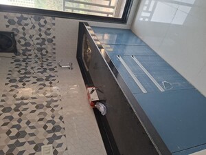 Kitchen in 1 BHK Apartment at Raunak Bliss B1, Ghodbunder Road – for Rent