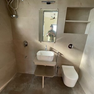 Bathroom in 3 BHK Apartment at Lotus Amalfi, Versova – for Rent