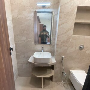 Bathroom in 3 BHK Apartment at Lotus Amalfi, Versova – for Rent