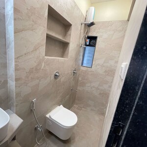 Bathroom in 3 BHK Apartment at Lotus Amalfi, Versova – for Rent