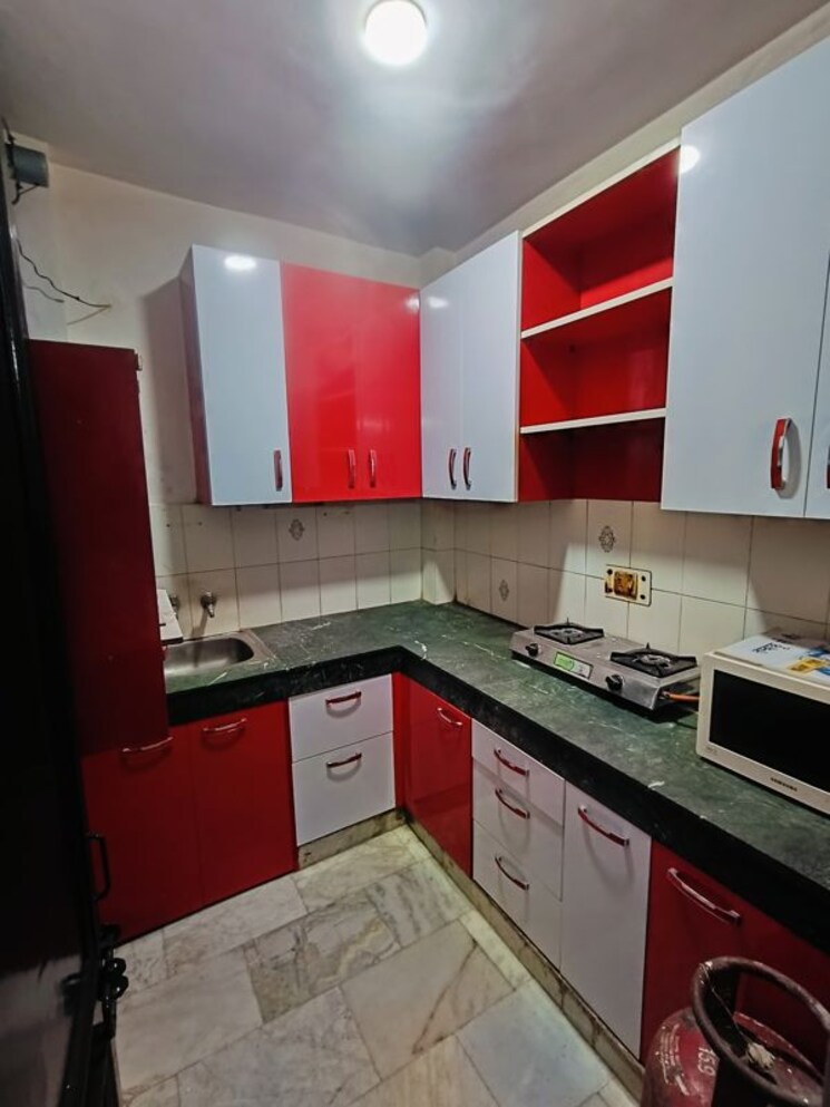 Kitchen, malviya nagar 2 Bedroom 670 Sq.Ft. Builder Floor In Malviya Nagar Delhi 9782909