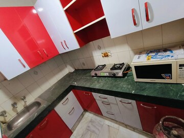 Kitchen in 2 BHK Builder Floor at Malviya Nagar – for Rent