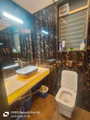 Attached Bathroom in 2 BHK Apartment at Lake Florence, Powai – for Rent