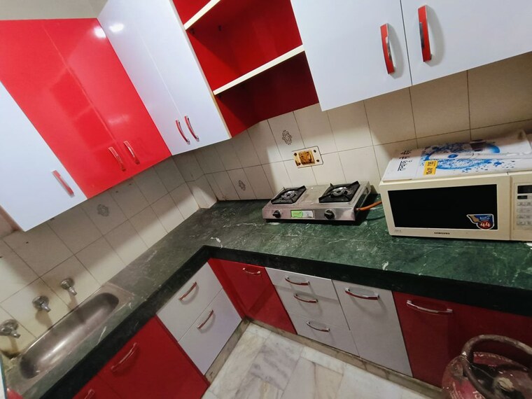 Kitchen, malviya nagar 2 Bedroom 525 Sq.Ft. Builder Floor In Malviya Nagar Delhi 9782992