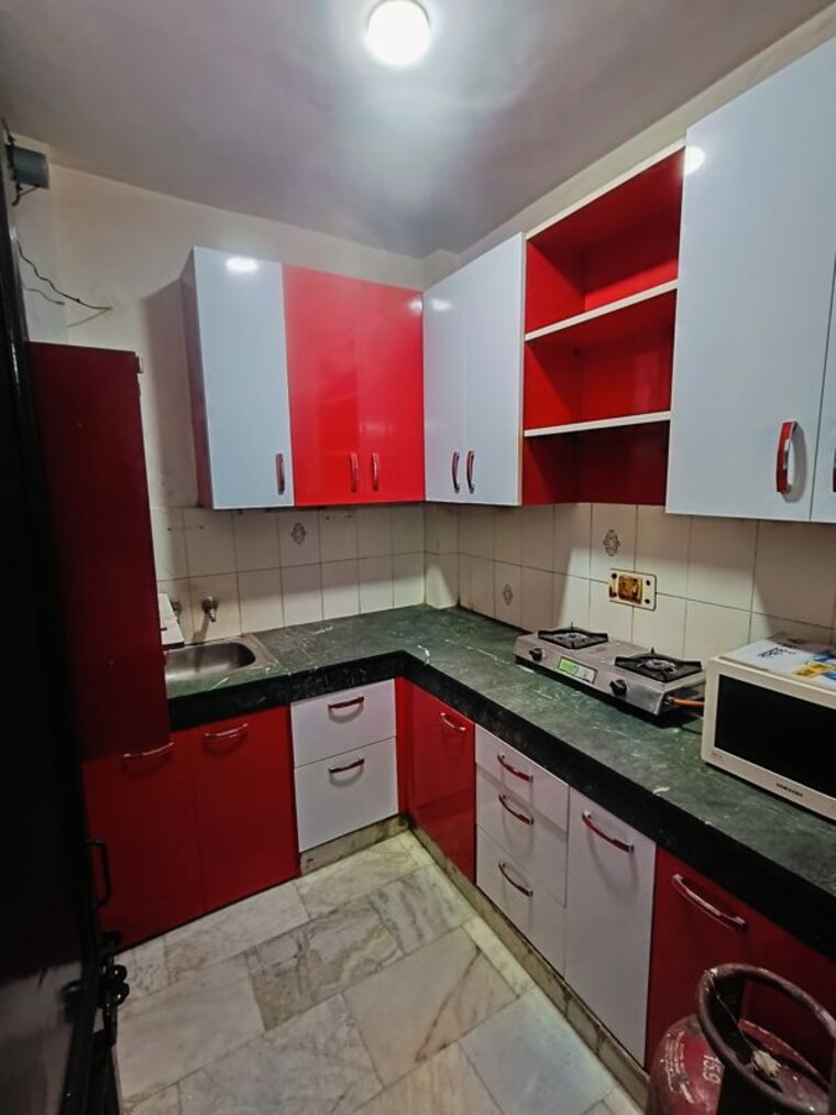 Kitchen, malviya nagar 2 Bedroom 520 Sq.Ft. Builder Floor In Malviya Nagar Delhi 9782995
