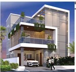 3 BHK + Pooja Room,Servant Room,Study Room,Extra Room 150 Sq.Yd. Villa in Rameshwar Banda