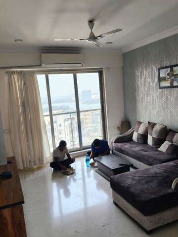 Living Room in 4 BHK Apartment at Raj Grandeur, Powai – for Rent
