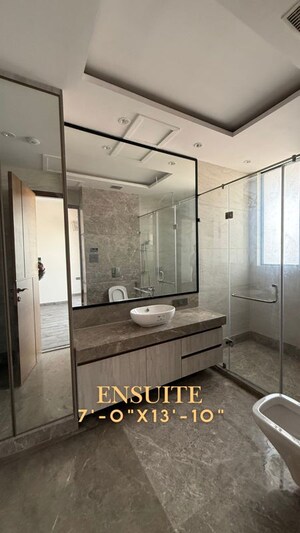 Bathroom in 4 BHK Apartment at ABA County 107, Sector 107 – for Rent