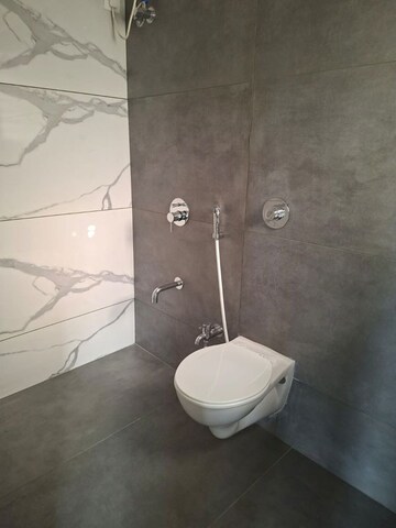 Bathroom in 1 BHK Apartment at Puranik Aarambh, Ghodbunder Road – for Rent