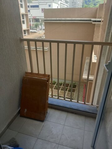 Balcony in 3 BHK Apartment at Godrej Green Vistas, Mahalunge – for Rent