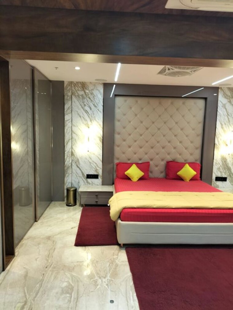 Bedroom, gm-kenjale-emirus 4 Bedroom 2300 Sq.Ft. Apartment In Baner Pune 9783938