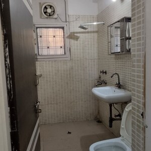 Bathroom in 3 BHK Apartment at Sector 19 Dwarka – for Rent
