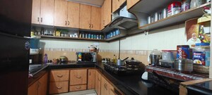 Kitchen in 3 BHK Apartment at Sector 19 Dwarka – for Rent
