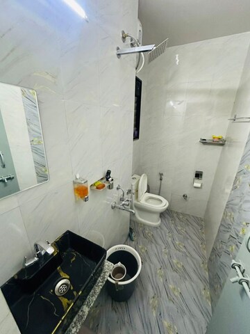 Bathroom in 2 BHK Apartment at Jagdish Nagar CHS, Aundh – for Rent