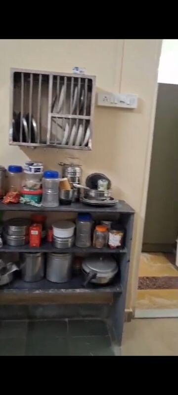 Kitchen in 1 BHK Apartment at Gomantak CHS, Navpada – for Rent