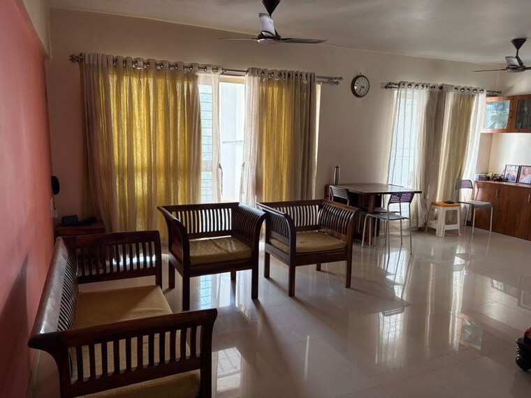 Living Room, nirmiti-crimson-dale 3 Bedroom 1500 Sq.Ft. Apartment In Baner Pune 9785479