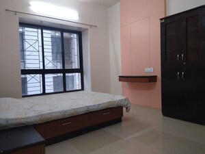Bedroom in 3 BHK Apartment at Rahul Towers, Kothrud – for Rent