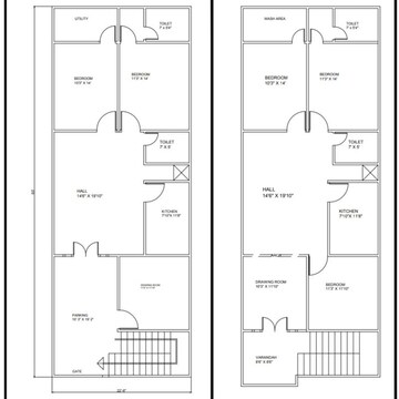 Floor Plan in 6+ BHK Independent House at Rajendra Nagar – for Sale