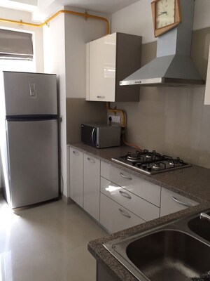 Kitchen in 2 BHK Apartment at Emaar The Palm Drive-Palm Studios, Sector 66 – for Rent