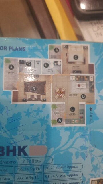 2 BHK Apartment For Sale in Charms Castle, Raj Nagar Extension