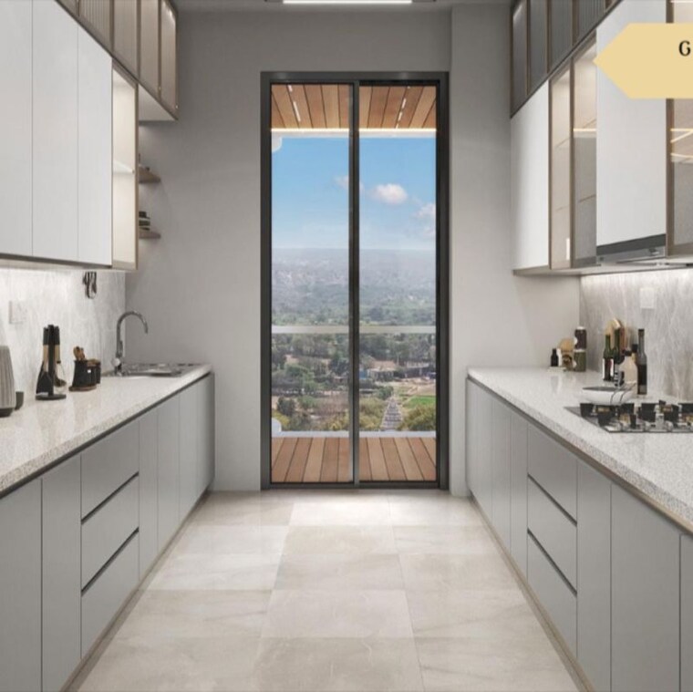 Kitchen, m3m-gic 2 Bedroom 1250 Sq.Ft. Apartment In Western Peripheral Expressway Gurgaon 9785866