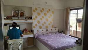 Bedroom in 2 BHK Apartment at Ambika Darshan, Kandivali East – for Sale