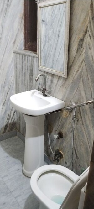 Bathroom in 3 BHK Builder Floor at RWA Apartments Sector 19, Sector 19 – for Rent