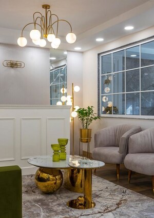 Living Room in 4 BHK Apartment at DLF The Ultima, Sector 81 – for Sale