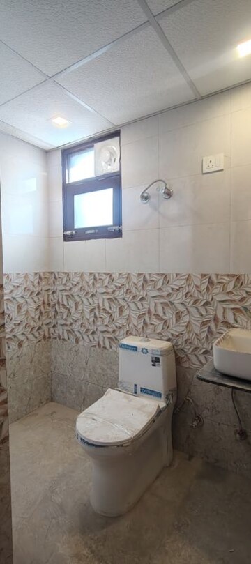 Bathroom in 3 BHK Builder Floor at Chattarpur – for Rent