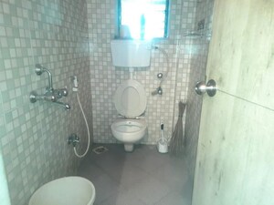 Bathroom in 2 BHK Apartment at Gurusamridhi Heights CHS, Sanpada – for Rent