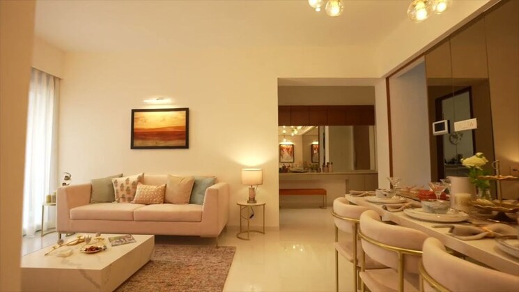 Living Room, godrej-exquisite 3 Bedroom 923 Sq.Ft. Apartment In Ghodbunder Road Thane 9764770