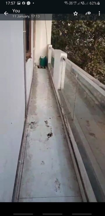 Building Lobby in 1 BHK Builder Floor at Lajpat Nagar 4 – for Rent