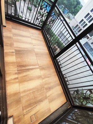 Balcony in 3 BHK Apartment at Lodha Sterling, Kolshet Road – for Rent