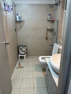 Bathroom in 3 BHK Apartment at DLF Westend Heights New Town, Akshayanagar – for Sale