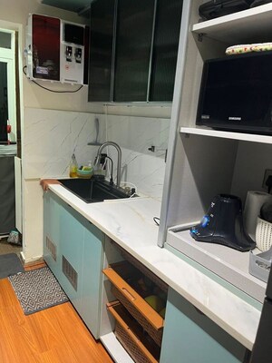 Kitchen in 3 BHK Apartment at DLF Westend Heights New Town, Akshayanagar – for Sale